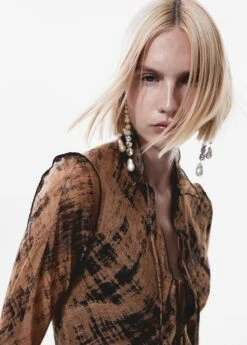 Robe Semi-transparente Imprimée -Mode Nouvelle Magasin 57037763 79 D1