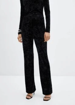 Pantalon Droit En Velours