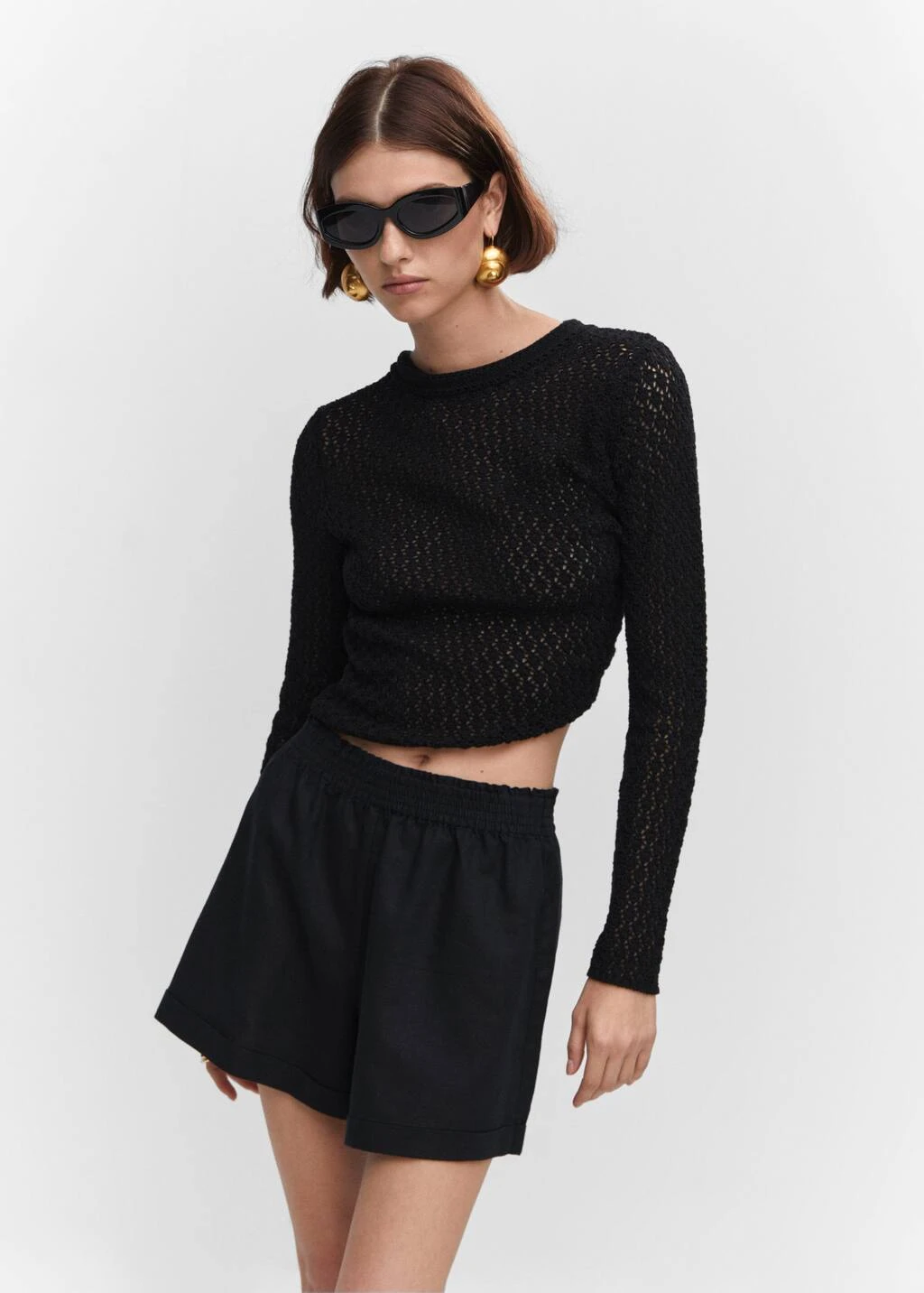 Short Lin Taille élastique 4 Short Lin Taille élastique – Image 4