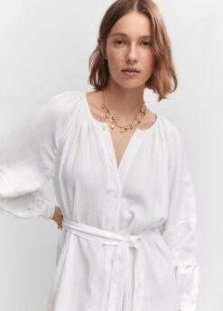 Robe Coton Ceinture -Mode Nouvelle Magasin 57040288 01 D1