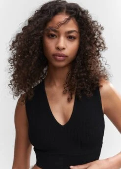 Top Crop Côtelé -Mode Nouvelle Magasin 57040312 99 D1