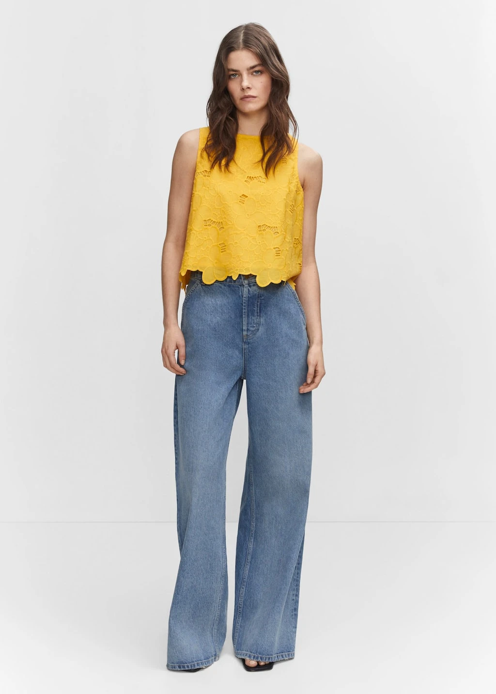 Blouse Broderies Ajourées 2 Blouse Broderies Ajourées – Image 2