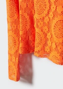 T-shirt Broderies Ajourées -Mode Nouvelle Magasin 57040318 20 D8