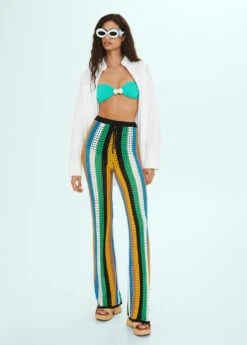 Pantalon Maille Ajourée -Mode Nouvelle Magasin 57040378 15 99999999 01