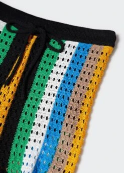 Pantalon Maille Ajourée -Mode Nouvelle Magasin 57040378 15 D8