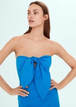 Robe Multicolore Encolure Nouée 10 Robe Multicolore Encolure Nouée -Mode Nouvelle Magasin 57040386 52 D1