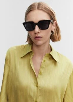 Chemise Plissée Satinée -Mode Nouvelle Magasin 57040689 14 D1