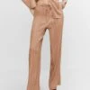 Pantalon Plissé Satiné