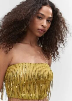 Top Franges Métallisées -Mode Nouvelle Magasin 57040776 36 D1