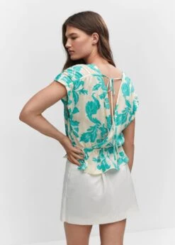 Blouse Cache-cœur à Fleurs -Mode Nouvelle Magasin 57042887 05 R