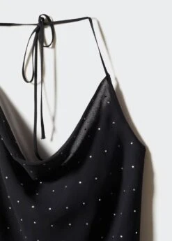 Robe Col Bénitier Strass -Mode Nouvelle Magasin 57042889 99 D8