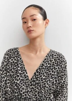 Robe Imprimée Détail Froncé -Mode Nouvelle Magasin 57043808 99 D1