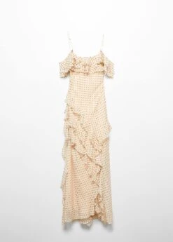 Robe à Pois à Volants -Mode Nouvelle Magasin 57044432 02 B