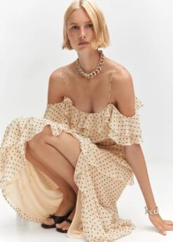 Robe à Pois à Volants -Mode Nouvelle Magasin 57044432 02 D2