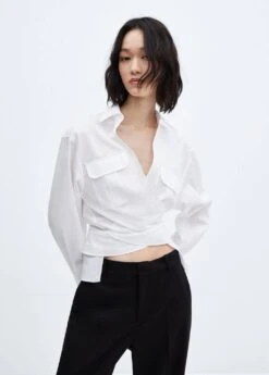 Chemise Coton Cache-cœur