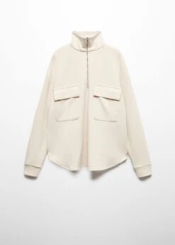 Sweat-shirt Poches Plaquées -Mode Nouvelle Magasin 57045964 08 B