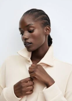 Sweat-shirt Poches Plaquées -Mode Nouvelle Magasin 57045964 08 D4