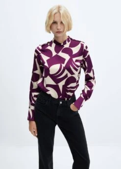 Blouse Satinée Imprimée