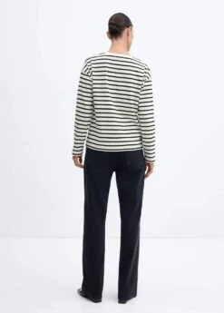 Sweat-shirt Rayures Col Rond -Mode Nouvelle Magasin 57046021 99 R