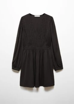 Robe Fluide Détail Perles 15 Robe Fluide Détail Perles -Mode Nouvelle Magasin 57048271 99 B