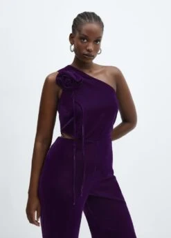 Combinaison Velours Asymétrique -Mode Nouvelle Magasin 57049096 65 D5