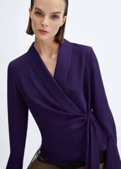 Blouse Cache-cœur Revers -Mode Nouvelle Magasin 57049108 56 D1