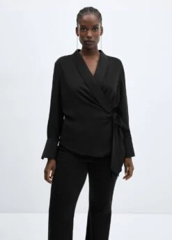 Blouse Cache-cœur Revers -Mode Nouvelle Magasin 57049108 99 D5
