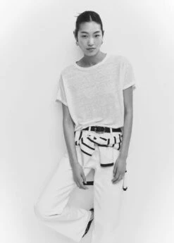 T-shirt Lin Oversize 24 T-shirt Lin Oversize -Mode Nouvelle Magasin 57050262 01 D2