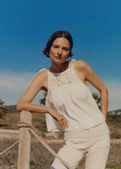 Top Empiècement Crochet -Mode Nouvelle Magasin 57050282 05 D6