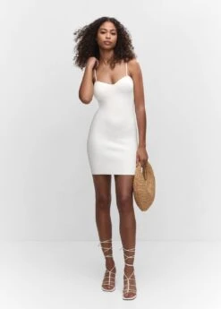 Robe Maille Encolure Cœur -Mode Nouvelle Magasin 57050312 05 99999999 01