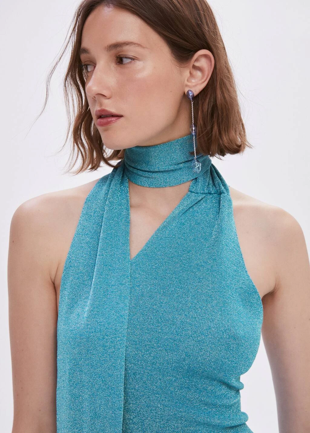 Robe Asymétrique Lurex 4 Robe Asymétrique Lurex – Image 4