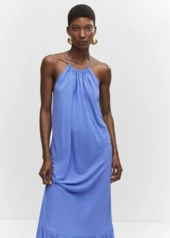 Robe Maxi Dos Croisé