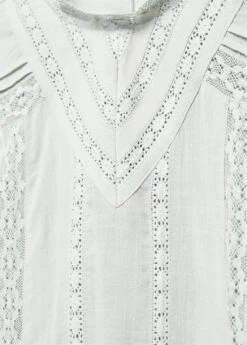 Robe Longue Détail Dentelle -Mode Nouvelle Magasin 57053810 41 D8