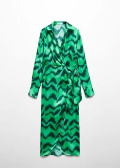 Robe Chemise Satinée Imprimée -Mode Nouvelle Magasin 57053820 43 B