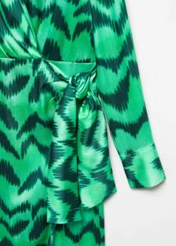 Robe Chemise Satinée Imprimée -Mode Nouvelle Magasin 57053820 43 D8