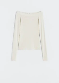 T-shirt Ajusté Col Bateau -Mode Nouvelle Magasin 57056023 05 B