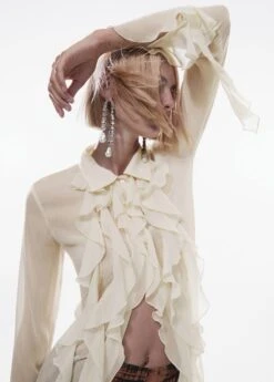 Chemise Gaze Volants