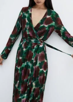 Robe Cache-cœur Plissée -Mode Nouvelle Magasin 57058278 43 D6