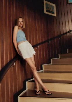 Jupe Portefeuille Lin -Mode Nouvelle Magasin 57062881 01 D6