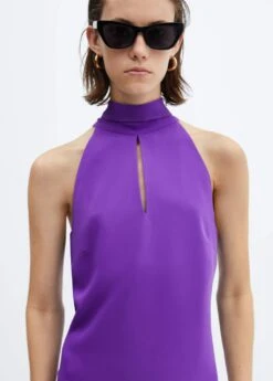 Robe Emmanchures Américaines Nœud