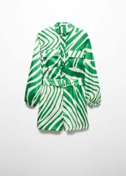 Combinaison Satinée Ceinture -Mode Nouvelle Magasin 57063821 43 B