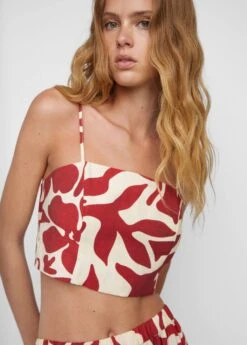 Top Crop Imprimé -Mode Nouvelle Magasin 57065791 76 D1