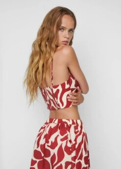 Top Crop Imprimé -Mode Nouvelle Magasin 57065791 76 R