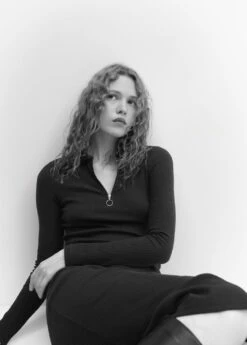 Robe Décolleté Zippé 27 Robe Décolleté Zippé -Mode Nouvelle Magasin 57065811 95 D2