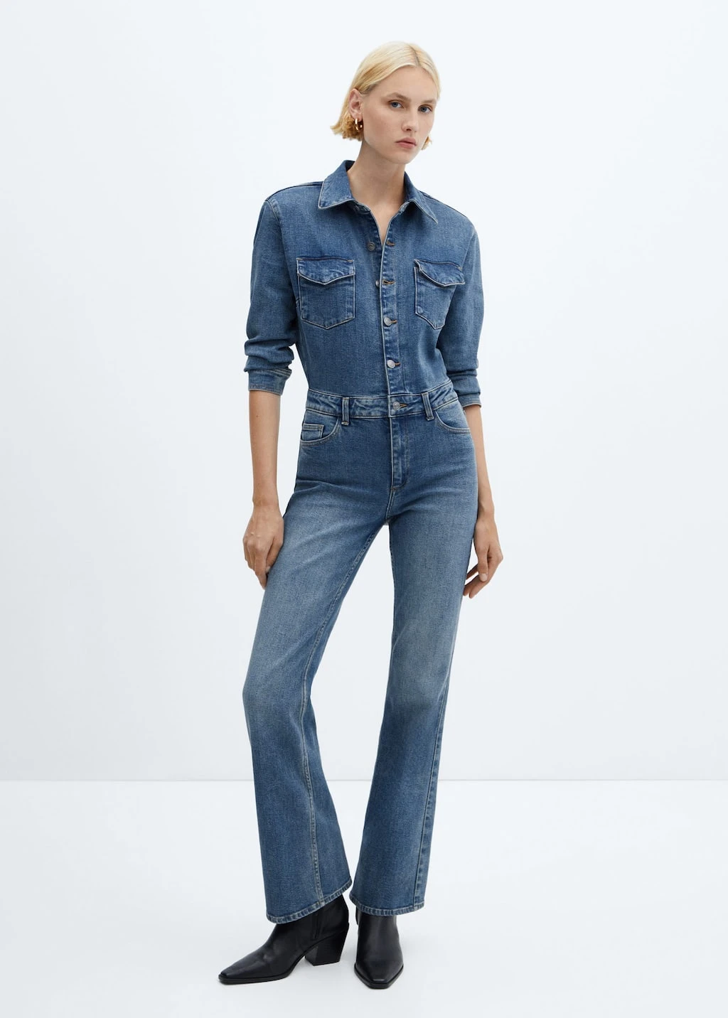 Combi-pantalon En Jean 2 Combi-pantalon En Jean – Image 2