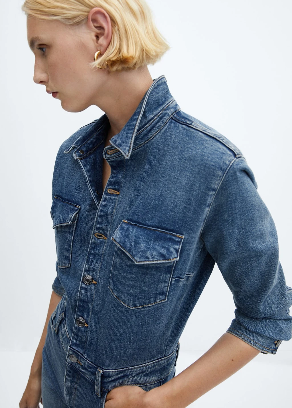 Combi-pantalon En Jean 4 Combi-pantalon En Jean – Image 4