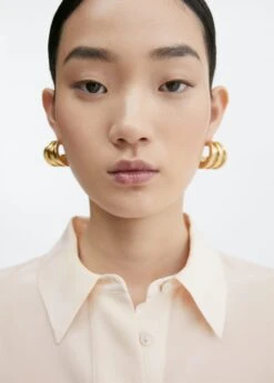 Chemise Soie Coutures Linéaires -Mode Nouvelle Magasin 57065976 02 D1