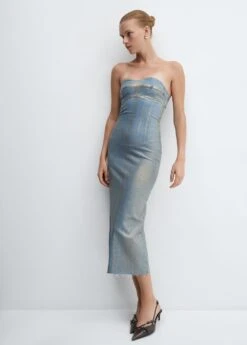 Robe En Jean Foil -Mode Nouvelle Magasin 57067126 OR D2