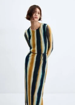 Robe Maille Filet Tie And Dye