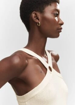 Robe Maille Détail Anneau -Mode Nouvelle Magasin 57072890 05 D1